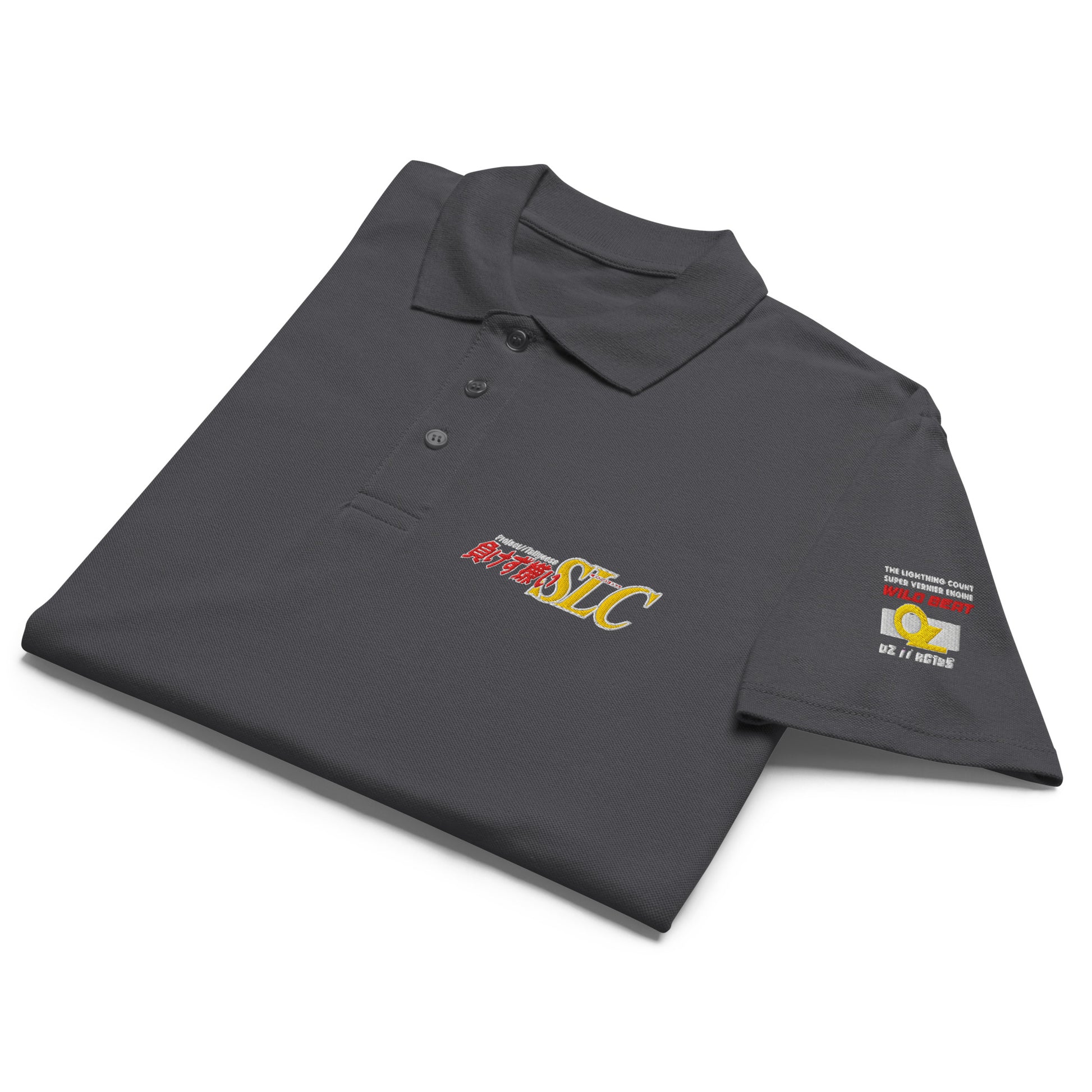 PROJECT TALLGEESE RX-7 Embroidered Polo — Sore Losers Club JDM anime apparel