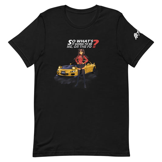 Waifu RX-7 FD Tee — Sore Losers Club JDM anime apparel