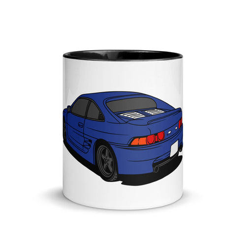 SW20 (MR2) Ceramic Mug — 11 oz white ceramic mug with black interior, front view